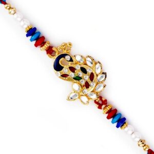 rakhi for brother n bhabhi pack of 1