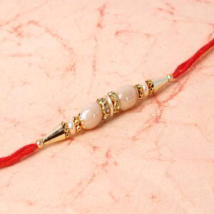 Multicolor Combo of 1 Dora Rakhi Set for Men with Roli Chawal